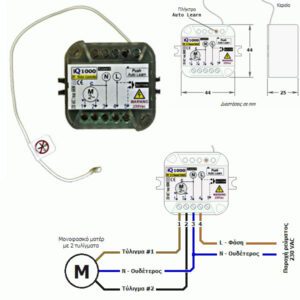 ilektronikos pinakas elegxoy me dekti gia rola 230 vac autotech- iq-1000